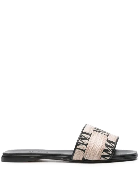 Max Mara logo-jacquard sandals Neutrals 2414521332600