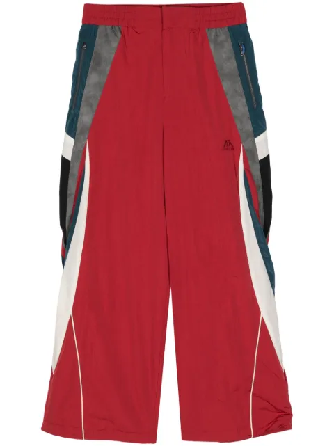 Ader Error Milos colour-block panelled track pants Red BN01SSBT0104RD