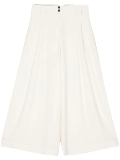 Isabel Benenato high-waisted wool trousers White DW04S24