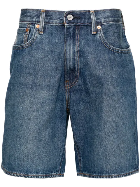 Levi's 468™ mid-rise denim shorts Blue A84610003
