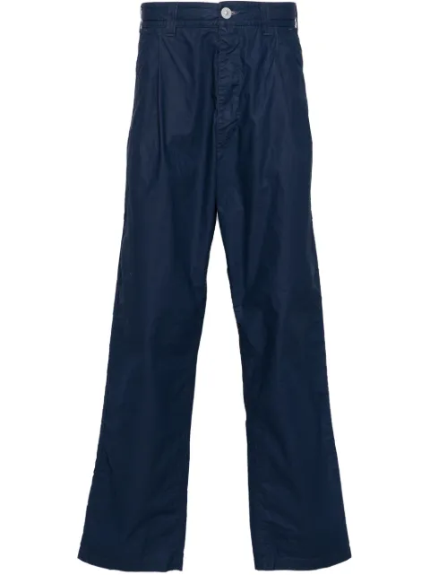 Stone Island logo-print trousers Blue 8015314X3