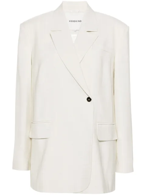 HERSKIND Verner single-breasted blazer Neutrals 5103110