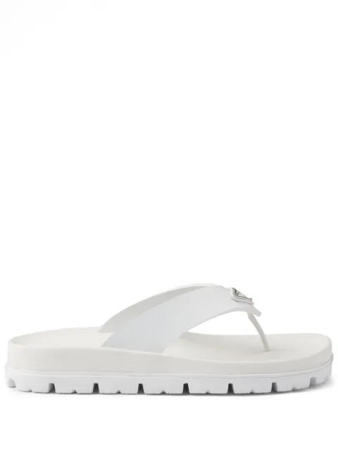 Prada rubber thong sandals White 1Y420NF0203LKK