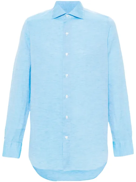 Finamore 1925 Napoli long-sleeves shirt Blue 060241P4015