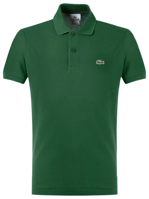 Lacoste logo-patch polo shirt Green L1212132