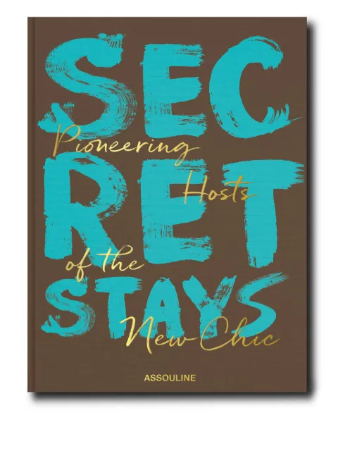 Assouline Secret Stays hardcover book Brown 9781649803313