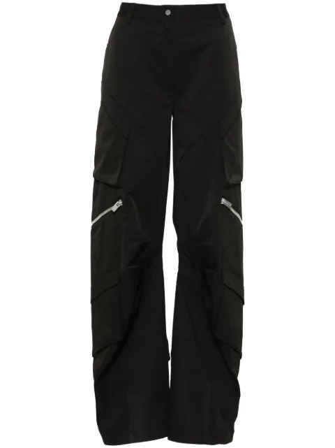 HELIOT EMIL cotton straight trousers Black HEW10149