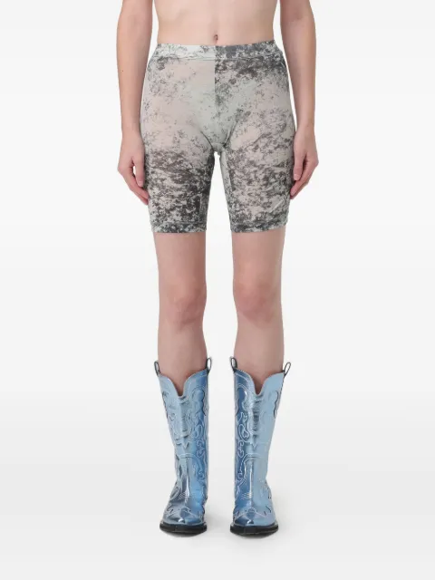 KNWLS print shorts Grey SS24TURSH0INKA