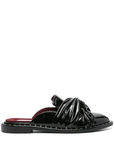 Stella McCartney Falabella Twisted Alter-Mat mules Black 810398AP0290