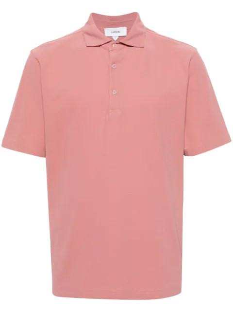 Lardini short-sleeve cotton polo shirt Pink EQLPMC80EQ62027610