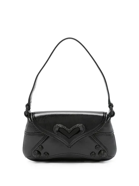 PINKO Baby 520 leather shoulder bag Black 102830A1RR