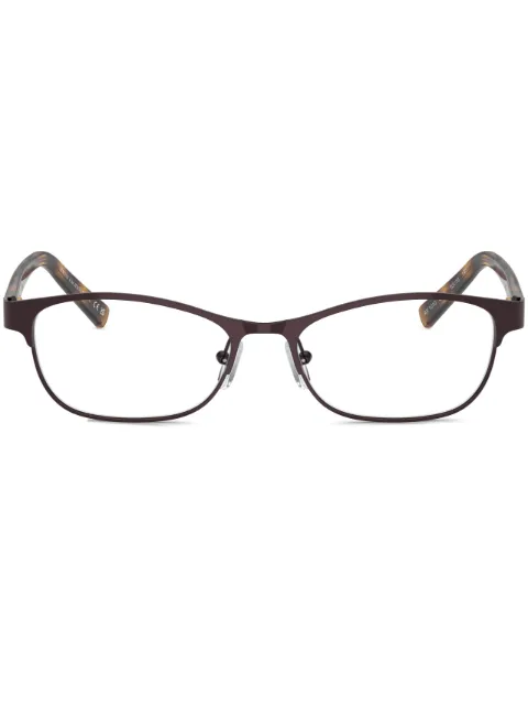 Armani Exchange oval-frame glasses Brown AX10106001