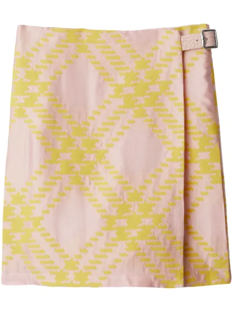 Burberry checked pleated kilt Pink 8083000