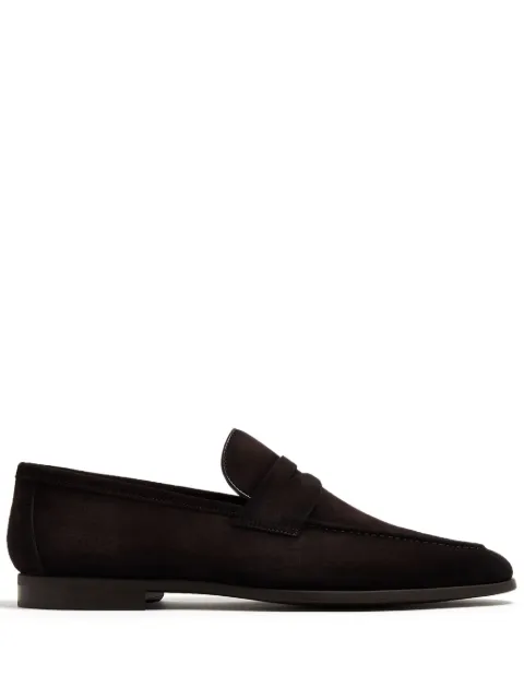 Magnanni Diezma suede penny loafers Brown 25396