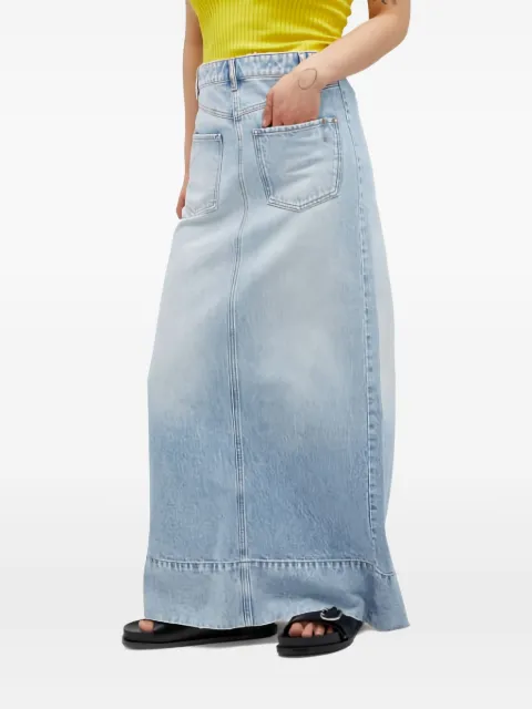 Sportmax patch-pocket maxi skirt Blue 2412101052600
