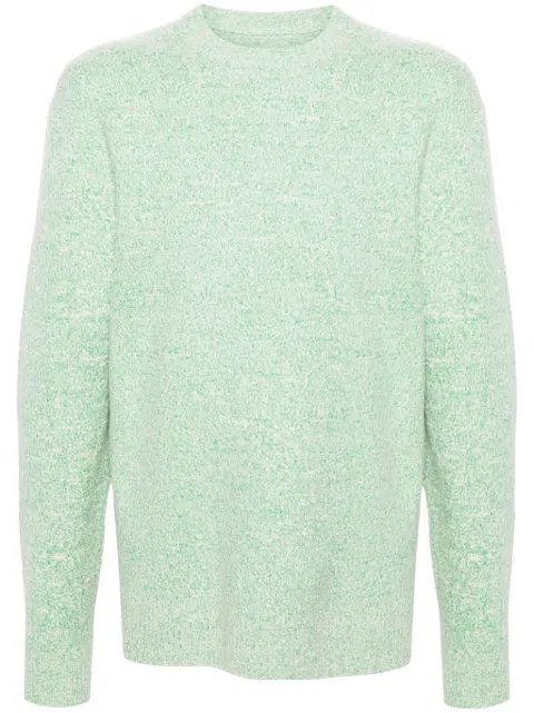 Jil Sander marl-knit wool blend jumper Green J22GP0176J14691