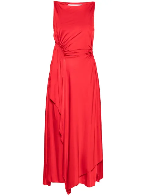 Lanvin layered-design dress Red RWDR00374893