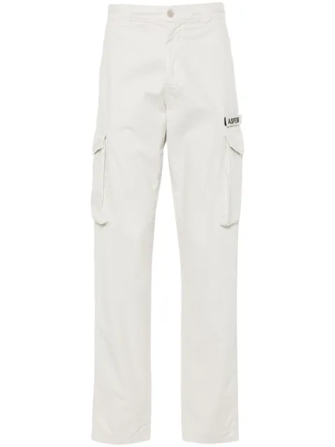 ASPESI logo-appliqué cargo pants Neutrals CP41A262