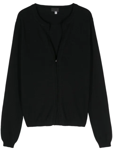 Versace Pre-Owned 2000s knitted cashmere cardigan Black VER250DSS