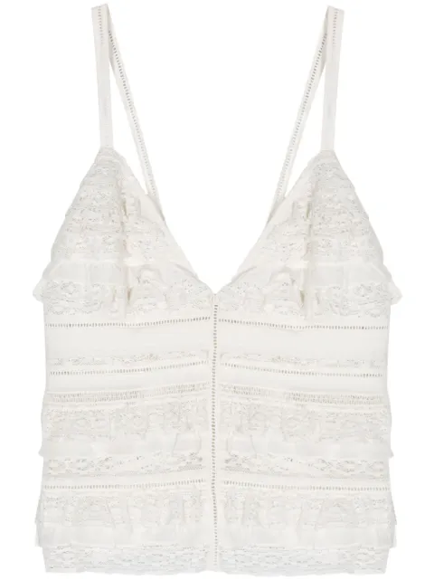 Dorothee Schumacher ruffle-detail cotton top White 647706