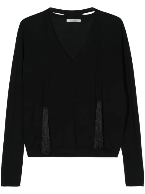 Dorothee Schumacher Refined Essentials fine-ribbed jumper Black 610106