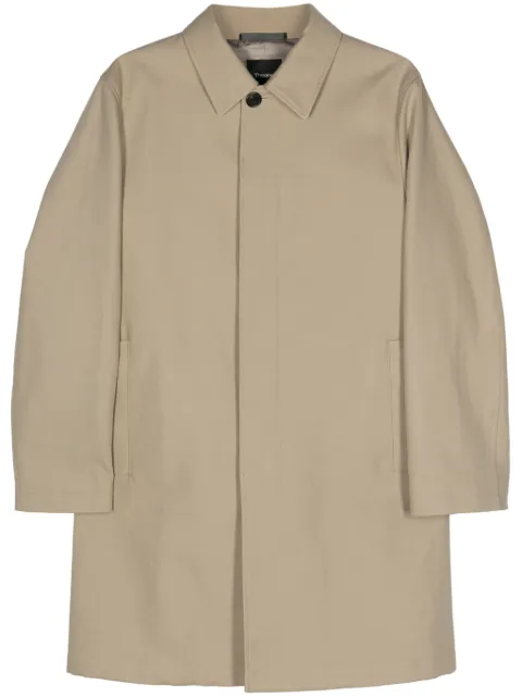 Theory Din twill midi coat Neutrals O0174406