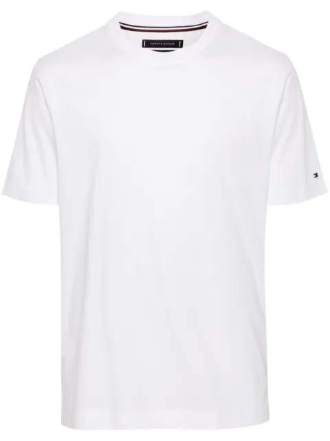 Tommy Hilfiger logo-embroidered cotton T-shirt White MW0MW31526