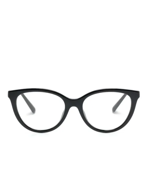 Emporio Armani interchangeable-lens cat-eye glasses Black EA4213U
