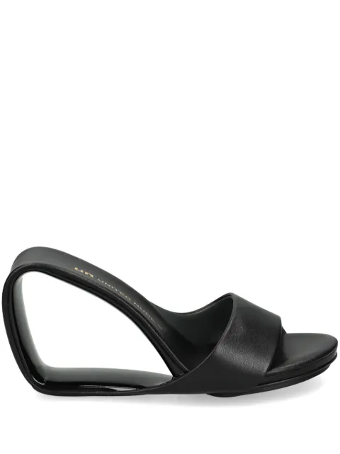 United Nude Mobius 65mm leather sandals Black 100010116