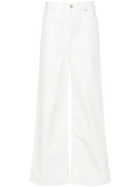 LOEWE high-rise straight-leg jeans White S540Y11X69