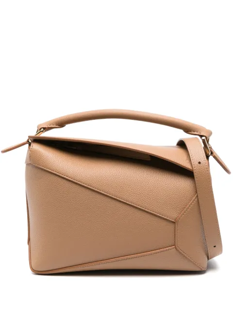 LOEWE small Puzzle tote bag Brown A510P60X30