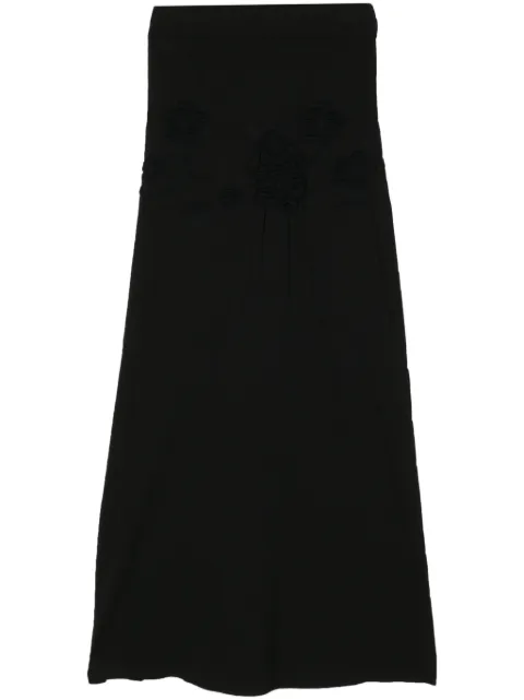 Cecilie Bahnsen Villa A-line skirt Black KNI56010