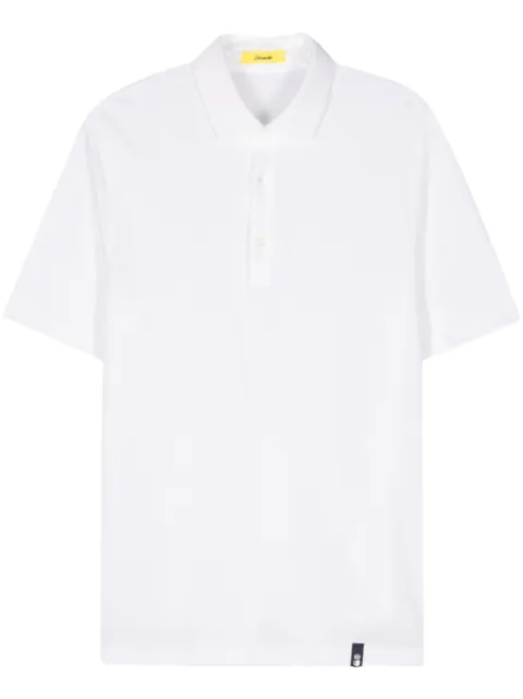 Drumohr piqué polo shirt White DTS202