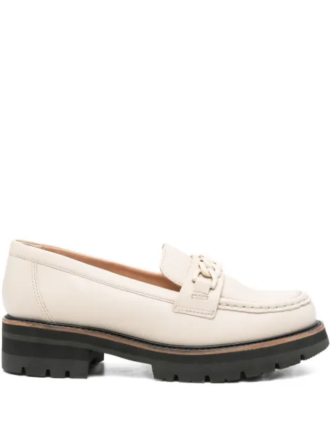 Clarks Orianna chain link-detail loafers Neutrals 26170361