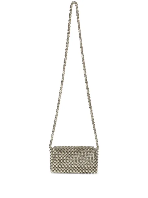 0711 mini Carla crossbody bag Silver 0711SS2417