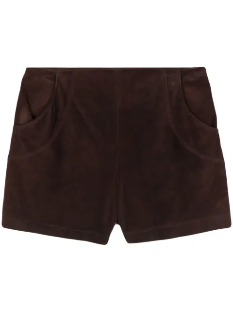 Valentino Garavani Pre-Owned 2000s suede shorts Brown VAL450DF