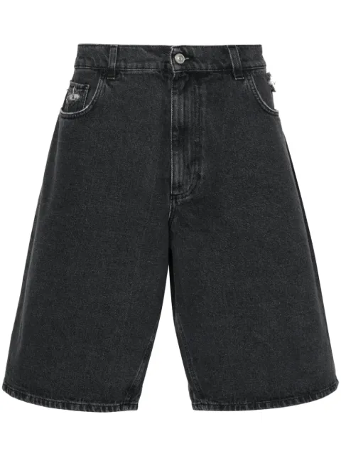 1017 ALYX 9SM distressed-effect denim shorts Black AAUSO0074FA02