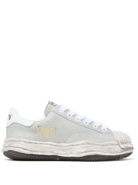 Maison MIHARA YASUHIRO Blakey distressed-effect leather sneakers White A12FW720WHITE