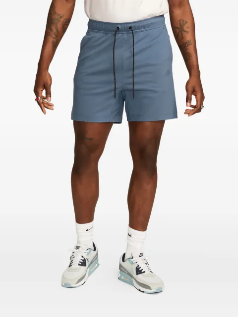 Nike embroidered-logo track shorts Blue DX0828