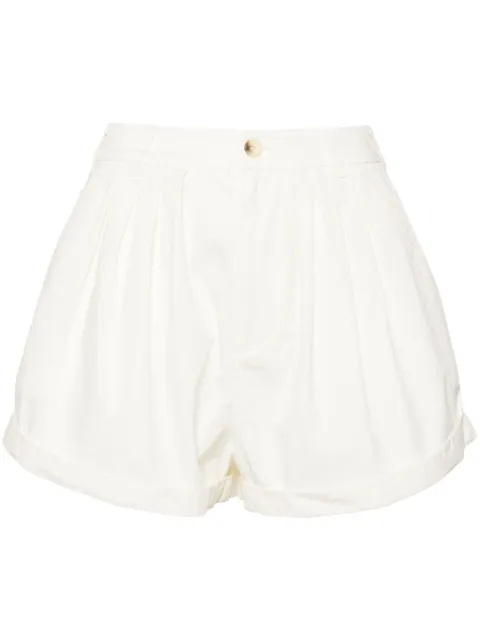 DÔEN Paige poplin shorts White 15573130
