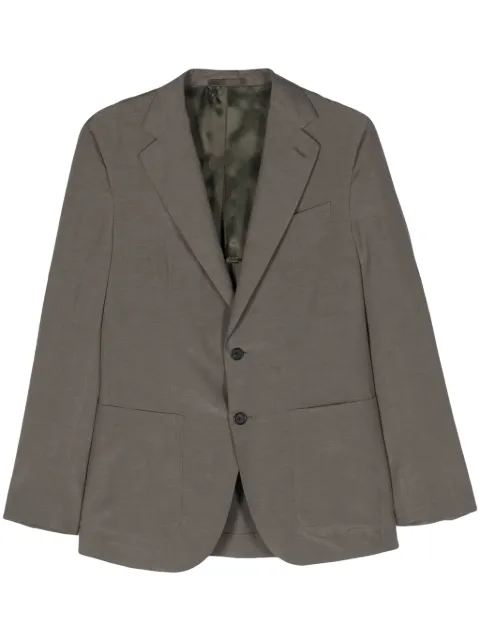 Caruso Aida single-breasted blazer Green ASM2JM204H507350