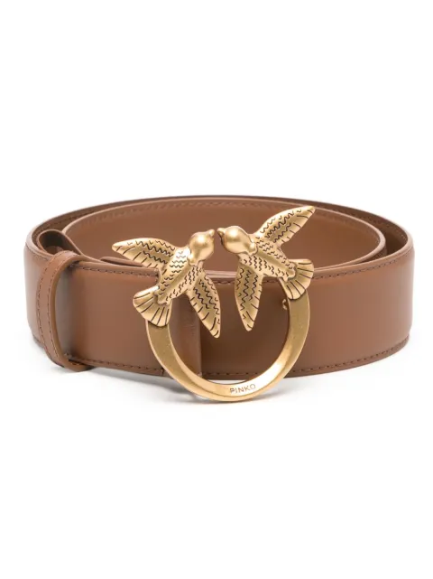 PINKO Love Berry leather belt Brown 100120A0F1