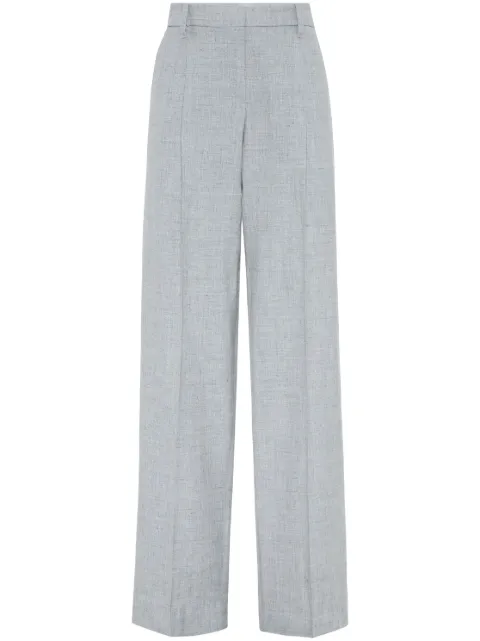 Brunello Cucinelli pleated wide-leg trousers Grey MP494P8708C003