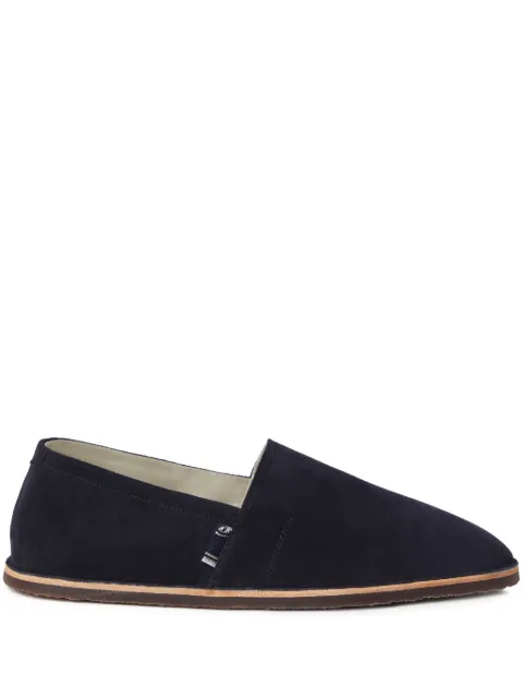 Brunello Cucinelli flat suede espadrilles Blue MPUCCLQ875C8137