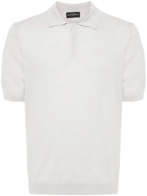 Ballantyne cotton polo shirt Grey B2W00018C23