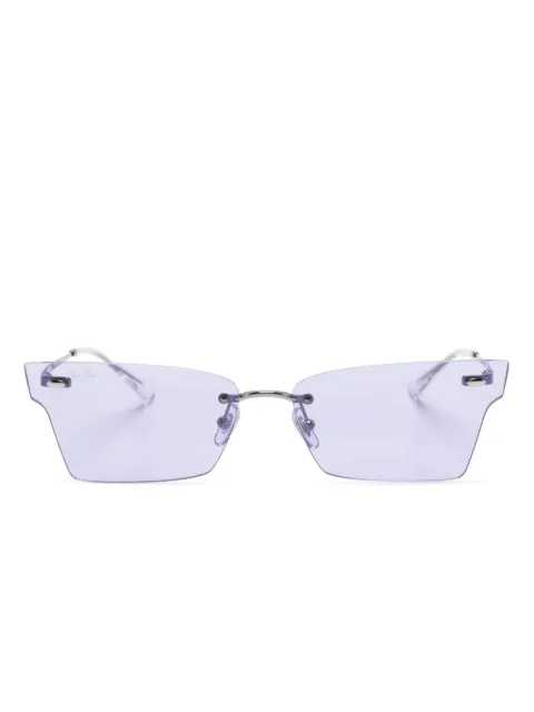 Ray-Ban Xime geometric-frame sunglasses Silver RB3730