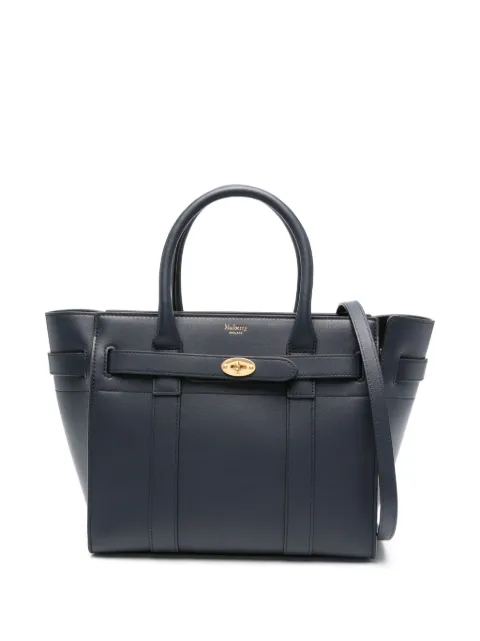 Mulberry small Bayswater tote bag Blue HH9066587U888