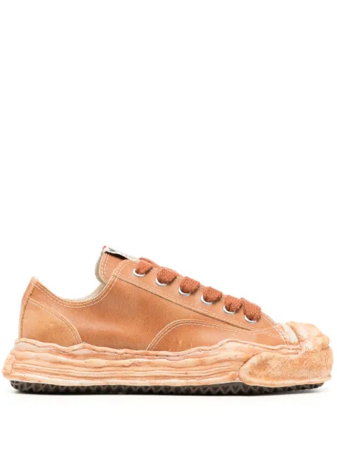 Maison MIHARA YASUHIRO Hank leather sneakers Brown A12FW726
