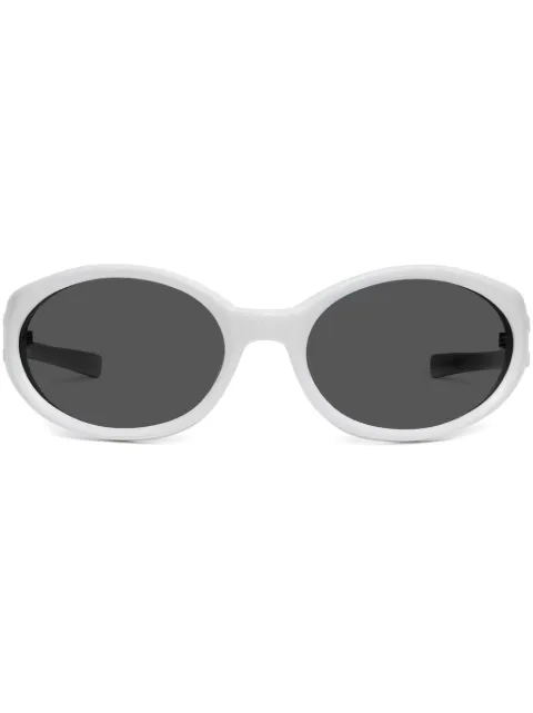 Gentle Monster x Maison Margiela oval-frame sunglasses White MM104W2