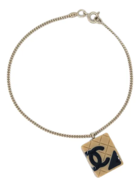 CHANEL Pre-Owned 1995 Cambon Ligne bracelet Gold B95C